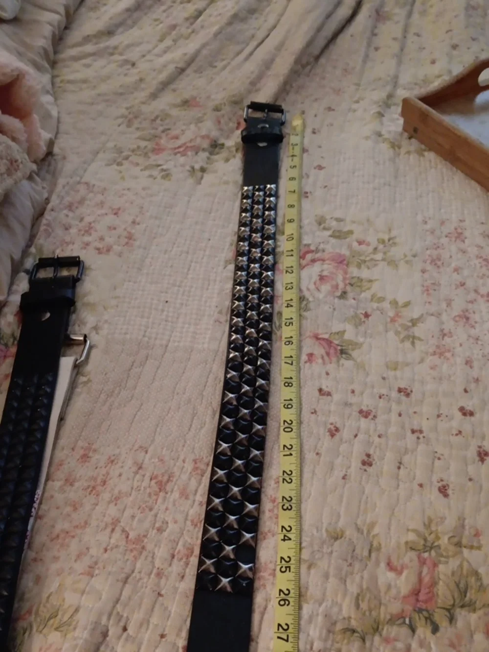 Black Studded Leather Belt for Men - Classic Punk Style - Hot Topic
